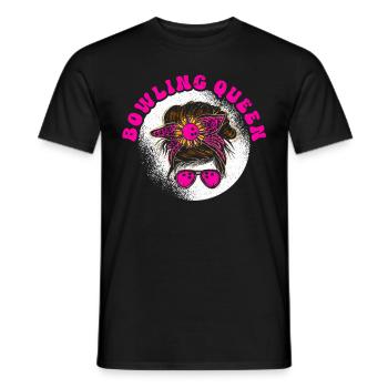 Bowling Girl Funny Ladies Team Bowler Sport - Männer T-Shirt - Schwarz - Vorne - AI Model Male 178 light (178cm)