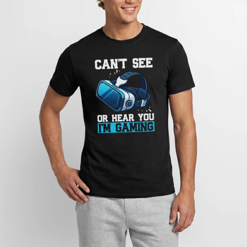 Virtual Reality Athlete Witzer VR Gamer Headset Men’s T-shirt