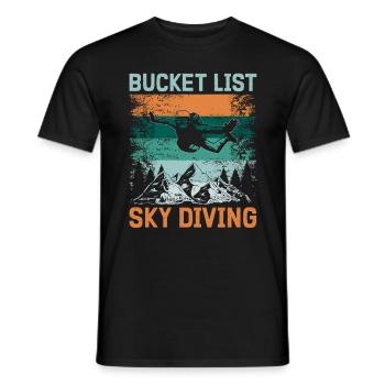 Camp de pompiers parachutistes -Junkie-Parachutiste - T-shirt homme - noir - Devant - AI Model Male 178 light (178cm)