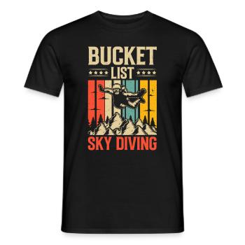 Camp de pompiers parachutistes -Junkie-Parachutiste - T-shirt homme - noir - Devant - AI Model Male 178 light (178cm)