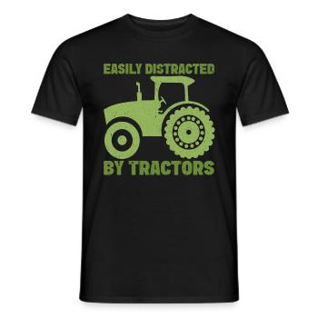 Landwirtschafts Traktor Vintage Traktor Landwirte - Männer T-Shirt - Schwarz - Vorne - AI Model Male 178 light (178cm)