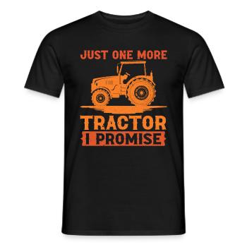 Landwirtschafts Traktor Vintage Traktor Landwirte - Männer T-Shirt - Schwarz - Vorne - AI Model Male 178 light (178cm)