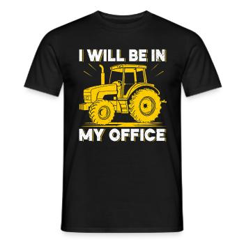 Landwirtschafts Traktor Vintage Traktor Landwirte - Männer T-Shirt - Schwarz - Vorne - AI Model Male 178 light (178cm)
