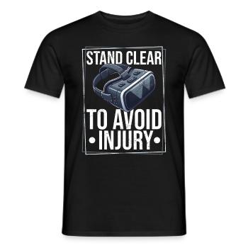 Virtual Reality Athlete Witzer VR Gamer Headset - Men's T-Shirt - black - Front - AI Model Male 178 light (178cm)