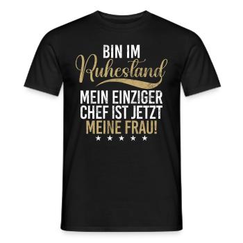Légende de la retraite Drôle de pension Pension Retraité - T-shirt homme - noir - Devant - AI Model Male 178 light (178cm)