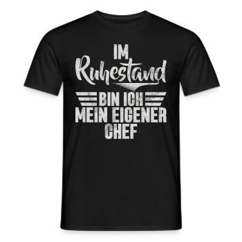 Légende de la retraite Drôle de pension Pension Retraité - T-shirt homme - noir - Devant - AI Model Male 178 light (178cm)