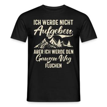 Berge Natur Bergsteigen Alpen Klettern Wandern - Männer T-Shirt - Schwarz - Vorne - AI Model Male 178 light (178cm)