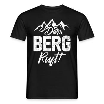 Berge Natur Bergsteigen Alpen Klettern Wandern - Männer T-Shirt - Schwarz - Vorne - AI Model Male 178 light (178cm)