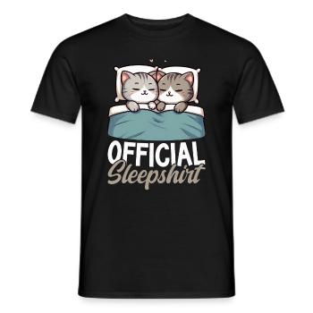 Official Sleeper American Short Lover - Men's T-Shirt - black - Front - AI Model Male 178 light (178cm)
