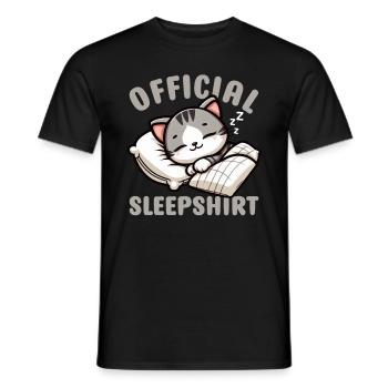 Official Sleeper American Short Lover - Men's T-Shirt - black - Front - AI Model Male 178 light (178cm)
