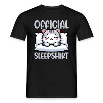 Official Sleeper American Short Lover - Men's T-Shirt - black - Front - AI Model Male 178 light (178cm)