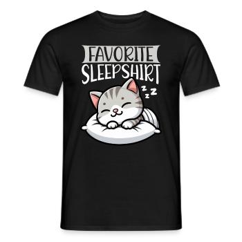 Official Sleeper American Short Lover - Men's T-Shirt - black - Front - AI Model Male 178 light (178cm)