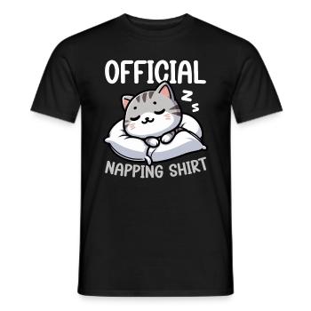 Official Sleeper American Short Lover - Men's T-Shirt - black - Front - AI Model Male 178 light (178cm)