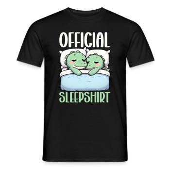 Officiel Sleeping House Alligator Lovers - T-shirt homme - noir - Devant - AI Model Male 178 light (178cm)