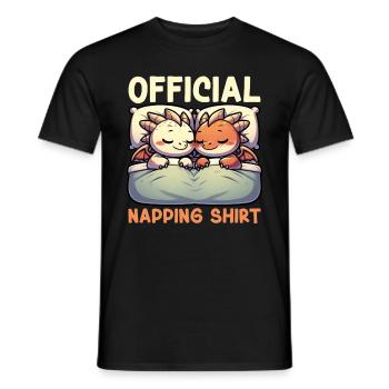 Dormeur officiel Dragon Sweet Lazy - T-shirt homme - noir - Devant - AI Model Male 178 light (178cm)