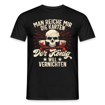 Schafkopf Jeu de cartes Schafkopfer Autriche - T-shirt homme - noir - Devant - AI Model Male 178 light (178cm)