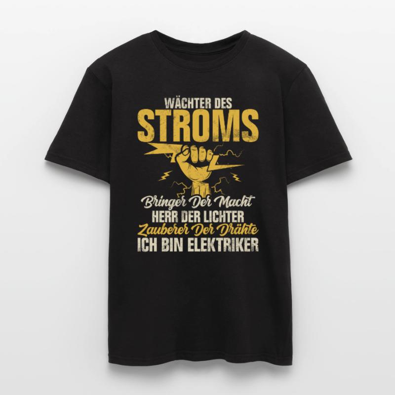 Electronics Technician Electrics Profession Volt Electrical Engineering Men’s T-shirt