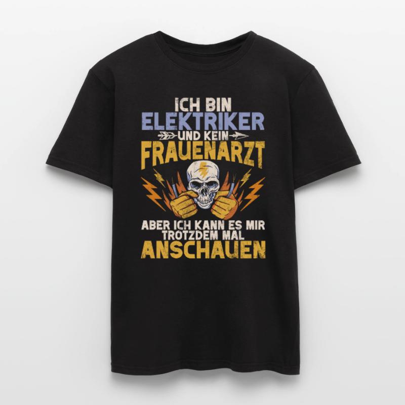 Electronics Technician Electrics Profession Volt Electrical Engineering Men’s T-shirt