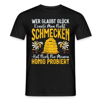 Apiculteurs Abeilles Miel Nature Abeille Murmures Apiculture - T-shirt homme - noir - Devant - AI Model Male 178 light (178cm)