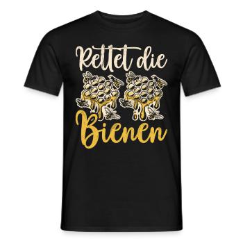Apiculteurs Abeilles Miel Nature Abeille Murmures Apiculture - T-shirt homme - noir - Devant - AI Model Male 178 light (178cm)