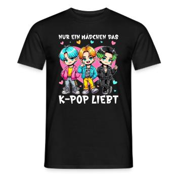 K-Pop Coréen Kpop Culture Kpop Corée du Sud Danse - T-shirt homme - noir - Devant - AI Model Male 178 light (178cm)