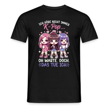 K-Pop Coréen Kpop Culture Kpop Corée du Sud Danse - T-shirt homme - noir - Devant - AI Model Male 178 light (178cm)
