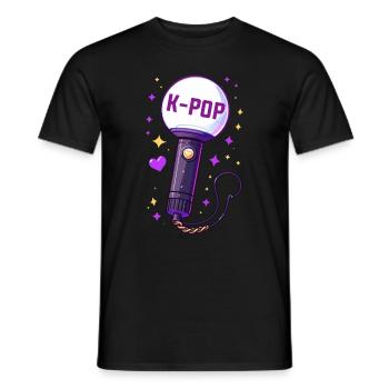 K-Pop Coréen Kpop Culture Kpop Corée du Sud Danse - T-shirt homme - noir - Devant - AI Model Male 178 light (178cm)