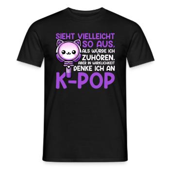 K-Pop Coréen Kpop Culture Kpop Corée du Sud Danse - T-shirt homme - noir - Devant - AI Model Male 178 light (178cm)