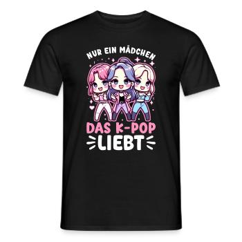 K-Pop Coréen Kpop Culture Kpop Corée du Sud Danse - T-shirt homme - noir - Devant - AI Model Male 178 light (178cm)