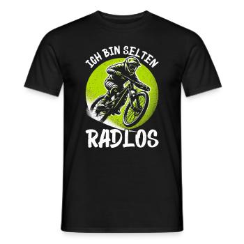 Mountainbiker Fahrradliebhaber Radfahrer Radfahren - Männer T-Shirt - Schwarz - Vorne - AI Model Male 178 light (178cm)