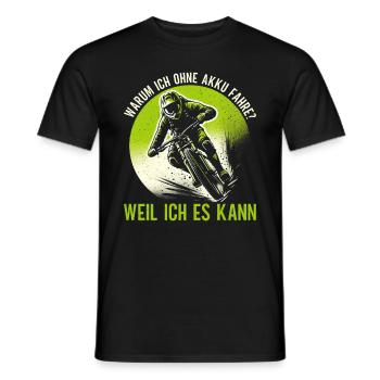 Mountainbiker Fahrradliebhaber Radfahrer Radfahren - Männer T-Shirt - Schwarz - Vorne - AI Model Male 178 light (178cm)