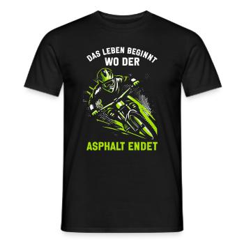 Mountainbiker Fahrradliebhaber Radfahrer Radfahren - Männer T-Shirt - Schwarz - Vorne - AI Model Male 178 light (178cm)