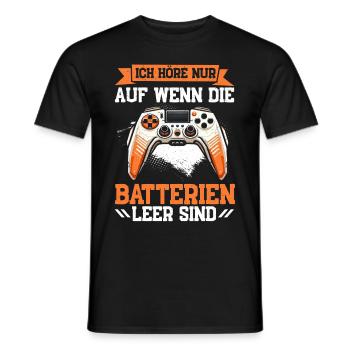 Gaming Gamer Gamer Video Player Console PC Gaming - Men's T-Shirt - black - Front - AI Model Male 178 light (178cm)