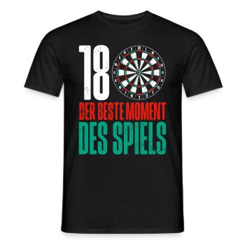 Fléchettes Jeu de fléchettes Jeu de fléchettes Jeu de fléchettes - T-shirt homme - noir - Devant - AI Model Male 178 light (178cm)