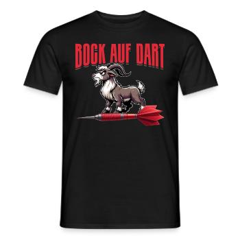 Fléchettes Jeu de fléchettes Jeu de fléchettes Jeu de fléchettes - T-shirt homme - noir - Devant - AI Model Male 178 light (178cm)