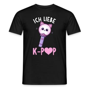 K-Pop Koreanischer Musik Kpop Fans Kdrama - Männer T-Shirt - Schwarz - Vorne - AI Model Male 178 light (178cm)