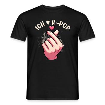 K-Pop Koreanischer Musik Kpop Fans Kdrama - Männer T-Shirt - Schwarz - Vorne - AI Model Male 178 light (178cm)