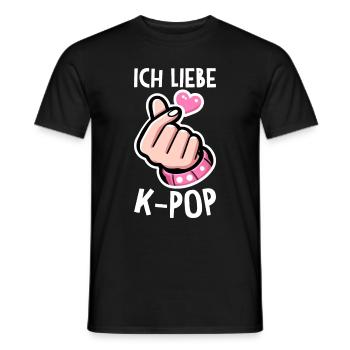 K-Pop Koreanischer Musik Kpop Fans Kdrama - Männer T-Shirt - Schwarz - Vorne - AI Model Male 178 light (178cm)