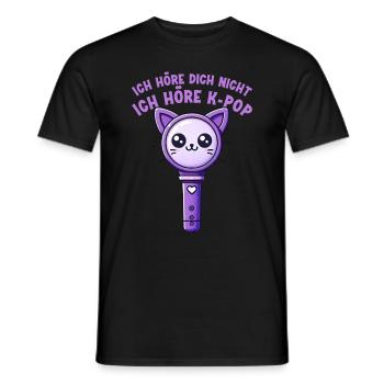 K-Pop Koreanischer Musik Kpop Fans Kdrama - Männer T-Shirt - Schwarz - Vorne - AI Model Male 178 light (178cm)