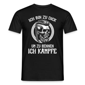 Vikings, Mythologie nordique, Dieux, Viking - T-shirt homme - noir - Devant - AI Model Male 178 light (178cm)
