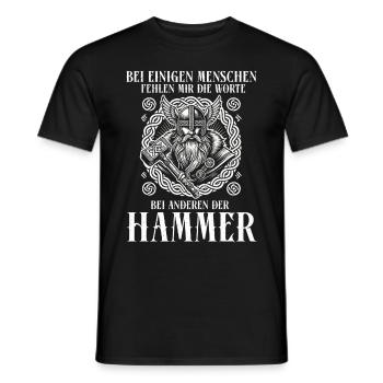 Vikings, Mythologie nordique, Dieux, Viking - T-shirt homme - noir - Devant - AI Model Male 178 light (178cm)