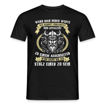 Vikings, Mythologie nordique, Dieux, Viking - T-shirt homme - noir - Devant - AI Model Male 178 light (178cm)