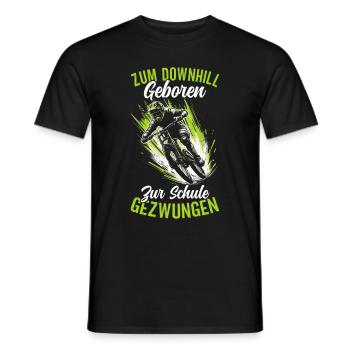 Vététistes, amateurs de VTT, cyclisme - T-shirt homme - noir - Devant - AI Model Male 178 light (178cm)