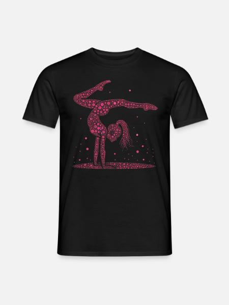 Gymnastique Gymnaste Gymnaste acrobatique - T-shirt homme - noir