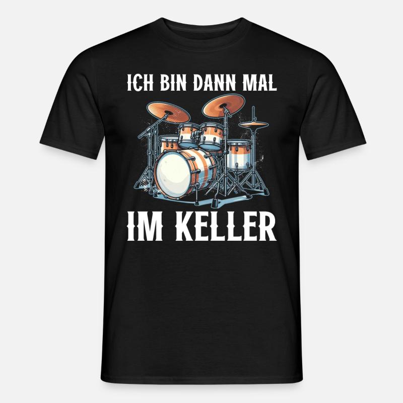 Drummer Drummer Percussion Musicians - Men's T-shirt - black