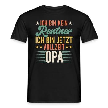 Grandpa, Grandpa, Grandpa, Grandpapa - Men's T-Shirt - black - Front - AI Model Male 178 light (178cm)