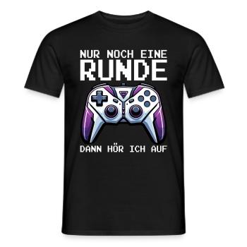 Encore un tour, puis j’écouterai sur consoles - T-shirt homme - noir - Devant - AI Model Male 178 light (178cm)