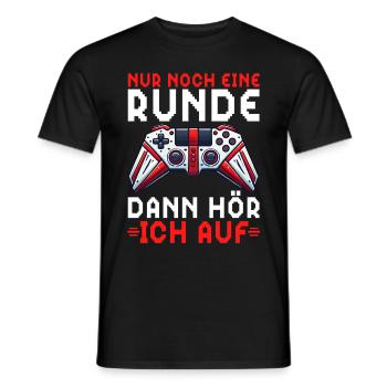 Encore un tour, puis j’écouterai sur consoles - T-shirt homme - noir - Devant - AI Model Male 178 light (178cm)