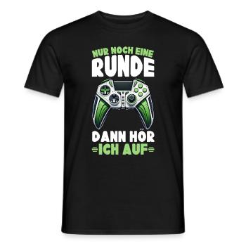 Encore un tour, puis j’écouterai sur consoles - T-shirt homme - noir - Devant - AI Model Male 178 light (178cm)