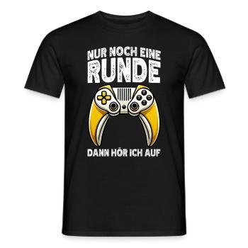 Encore un tour, puis j’écouterai sur consoles - T-shirt homme - noir - Devant - AI Model Male 178 light (178cm)